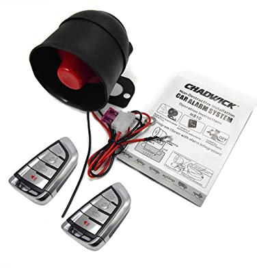 Car Horn Siren Alarm,Universal Car Alarm Security Protection System with 2 Remote Controls,7-Level Sensitivity,12v,Anti-Theft Device,No Thread Trimmin,Non-Destructive Installation (CW-8131)