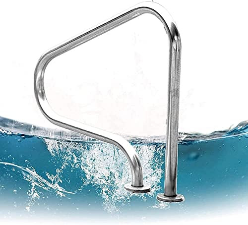 Générique Main Courante d'escalierBarre d'appui/échelle de Piscine rampes d'escalier de Piscine en Acier Inoxydable 304 3 Coudes poignées parfaites