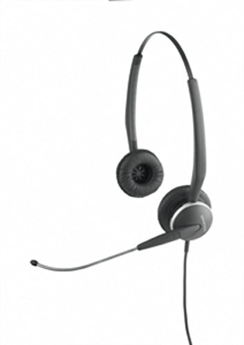 Jabra GN2100 MicroBoom Binaural Binaurale Auricular con micrófono - Auriculares con micrófono (Alámbrico, Semi-Abierto, Binaurale)