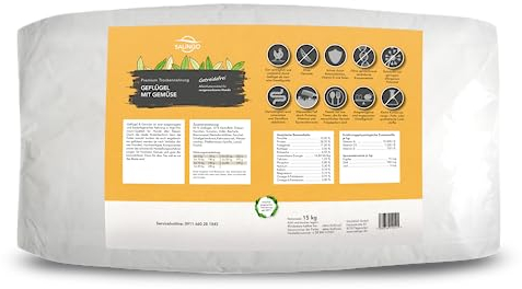 SALiNGO Hundefutter Geflügel mit Gemüse, Trockenfutter, getreidefrei, zuckerfrei, monoprotein