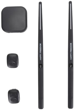 Ensemble de Batterie à Air électrique de réalité Virtuelle, Ensemble de Batterie électronique Portable avec Baguettes, Pédales, de Batterie à Air électrique, pour Enfants