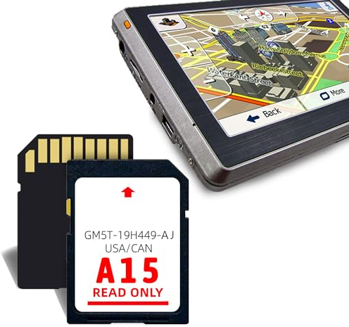 WANGNING 2025 A15 Navigation SD Card, 32GB, Compatible with Ford/Lincoln Sync 2 System, USA Canada GPS MAP, GM5T-19H449-AJ