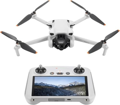DJI Mini 3 (DJI RC) mit Vielseitiges Zubehör – Leichte und faltbare Mini-Kameradrohne mit 4K HDR-Video, 38 min Flugzeit, echten vertikalen Aufnahmen und intelligenten Funktionen, C0