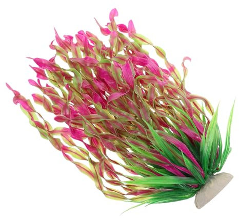 PHENOFICE Plantas Acuáticas Falsas Decorativas Adorno De Césped Acuático Decoración De De Plantas Artificiales Hierba De Agua para