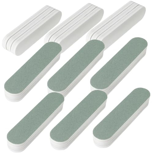 Veemoon 30pcs Mini Nail File Strips Square Grit Polishing Buffers for Manicure Nail Art Household Professional Tools