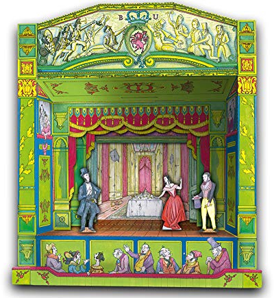 Beckman Unicorn Charles Dickens Great Expectations Spielzeugtheater, 46 x 38 x 28 cm