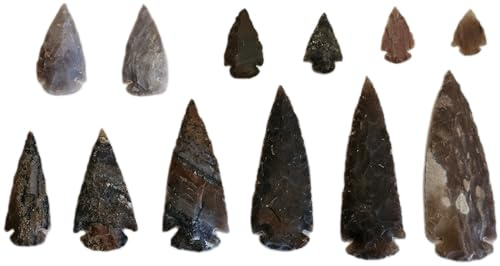 Animus ImperatJ.Fée 12 Puntas de Flechas de Piedra no es 2,5-11cm
