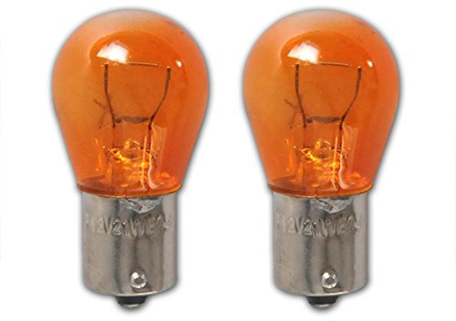 Pro-Plus Autolampe 12V 21W BAU15s orange 2 Stück