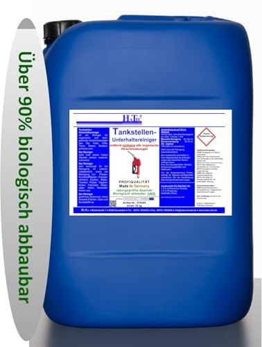 HaTec - Detergente per stazioni di servizio, per tutti i 25 kg, per tutti gli inquinamenti organici e per la pulizia delle pilastre, per piastrelle e plastica