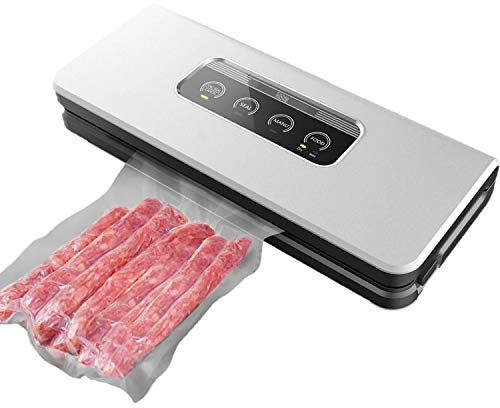 Kitchen Move Machine sous vide alimentaire inox brossé SPRINGS 150W pour conservation des aliments et 10 sacs sous vide