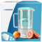 Wessper Carafe Filtrante en Verre avec deux Filtres pour Carafes, Compatibles avec Brita Maxtra, Brita Maxtra+, Grande capacité 3 L, Kit Carafe + 2 cartouches- Menthe
