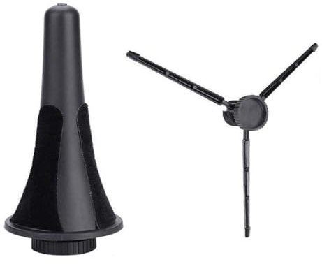 TOYANDONA Clarinet Stand Portable Musical Instrument Holder Clarinet Stand Triangle Corner Support Bracket Folding
