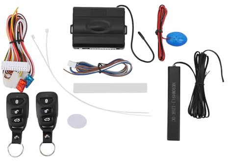 Car Keyless Entry System Kit, PKE Car Anti Theft Alarm System with Remote Control, for Increased Security, Wide Compatibility