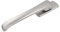 Fenstergriff,Abschließbarer Fenstergriff Griff aus Aluminiumlegierung for Türen und Fenster, quadratischer Schaft, Flacher Griff, nach außen öffnender und nach unten hängender Flügeltürgriff (Color :