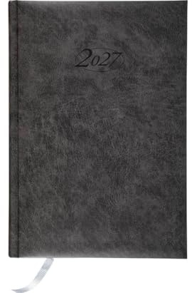Stylex 90071 Buchkalender 2027 Chefkalender A5 Timer schwarz