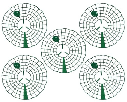 Uonlytech Soporte para Plantas de Fresas 5 Piezas Estante para Cultivo de Fresas Enrejado Trepador de Plástico Resistente para Jardinería en Exteriores y Balcones