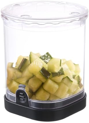 Tritatutto per verdure manuale, tritatutto per verdure, Taglia frutta Dicer Chopper per cipolla, Affettatrice per multifunzione, tritacarne per aglio, tritatutto in acciaio inossidabile, gadge