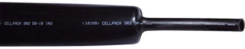 SCHRUMPFSCHLAUCH SCHWARZ CELLPACK SR2 56-17/1000