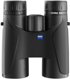 ZEISS Terra ED Binoculars 10x42 Compact Waterproof and Fast Focusing, Black