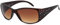styleBREAKER Damen Sonnenbrille Butterfly mit Strasssteinen | Schmetterlingsform Kunststoffrahmen mit UV400 Gläsern | Verlaufstönung & Glitzerdetails, Gestell Braun/Glas Braun Verlauf