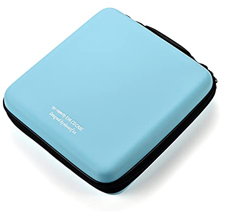 LIOVODE DVD Case, 192 Capacity EVA CD Case Holder Organizer Wallet for Car