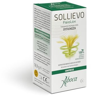 Aboca - Sollievo FisioLax Compresse - Trattamento Fisiologico della Stitichezza (45 Unità (Confezione da 1))