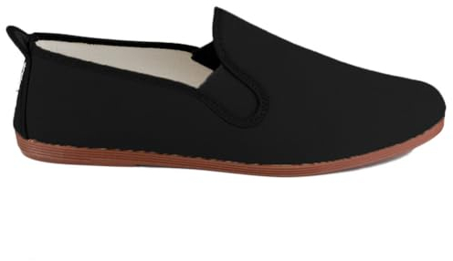 javer - Kung-FU Sneaker Canvas Größe 47 Herren, Schwarz , 47 EU