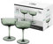 like. by Villeroy & Boch – Like Sage Coupe À Champagne-Dessert, Ensemble De 2 Pièces, Verre Coloré Vert, Contenance 100 Ml