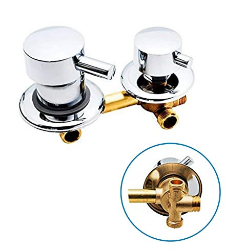 AFUDER Montado en la Pared de la Ducha 2/3/4/5 Vías de Salida de Agua de Latón Grifo de la Ducha Cobre Cabina de Ducha Válvula Mezcladora de Agua Fría Caliente Cromado