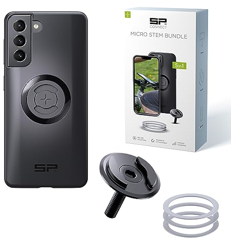 SP CONNECT Micro Stem Bundle | SPC+ | für Samsung S21 Handy Halterung für den fahrradlenker | Smartphone Halterung Fahrrad | handyhalter