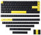 YMDK 135 Ultra-Slim Gentleman Mx Low Profile Dye Sub PBT Keycaps for Mx 61 64 68 75 84 87 96 108 Layout Mechanical Keyboard