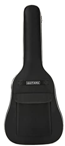 Gitarrväska för 40/41 tum 600d Oxford-tyg justerbar gitarrväska vattentät mjuk gitarrryggsäck med handtag för axelfälla, stor kapacitet, svart akustisk gitarrfodral klassisk gitarrfodral gitarr,