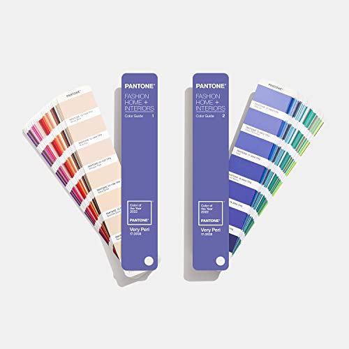 Pantone FHIP110A Fashion, Home + Interiors Color Guide Set (Color of the Year 2022 Edition) – Zwei handliche Farbfächer in chromatischer Anordnung