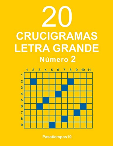 20 Crucigramas Letra Grande - N. 2: Volume 2