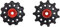 Campagnolo Unisex – Erwachsene Schalträdchen-2651121102 Schalträdchen-Set, schwarz, 8.4mm