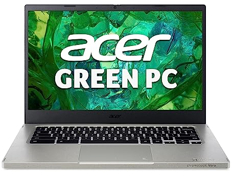 acer Chromebook Vero 514 CBV514-1H - (Intel Core i5-1235U, 8GB, 256GB SSD, 14 Inch Full HD Display, Google Chrome OS, Iron, 30 Percent PCR Chassis)