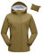 donhobo Damen wasserdichte Faltbar Regenjacke mit Kapuze, Leicht Atmungsaktive Windbreaker Jacke, Outdoor Sport Fahrradjacke für Frauen, Armeegrün, M
