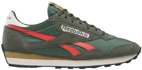 Reebok Baskets Unisexes Aztec II, Grit Green Semi Orange Flare Albâtre, 39 EU