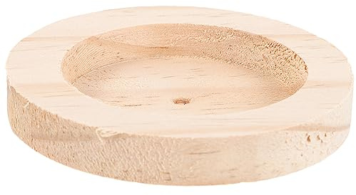 DRESSOOS Bol en Bois pour Animaux de Compagnie Nourriture pour hérisson Chien Nourriture pour Hamsters Animal de Compagnie Cochon Accessoire Chinchilla Bol de Chinchilla résistant à l'usure