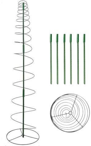 Obelisco da giardino – Struttura rampicante per esterni | Supporto per piante da esterno | Supporto per piante rampicanti | Traliccio per cetrioli | Obelisco a da giardino resistente alla