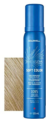 Goldwell Colorance Color Schaumfarbstoff 10Bs-Linea Soft Color-125ml Brille, Gold glänzend, Einheitsgröße für Damen, Gold glänzend, 72 ml (Confezione da 1)