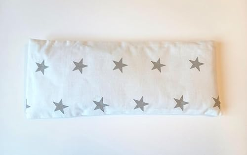 Augenkissen (weiße und graue Sterne)