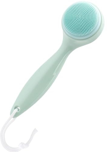 XZYZYW Manual Cleansing Silicone Brush Makeup Remover Blackhead Deep Clean pores Makeup Face Wash Brush Cleanser Beauty Tool -1 Set (Green) -