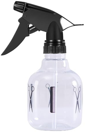 Bottiglia spray per capelli 250 ml Bottiglia spray per capelli a prova di perdite con 2 modalità di spruzzo Bottiglia spray vuota ricaricabile trasparente per tagliare la pulizia dei capelli