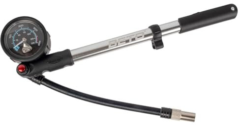 BETO Dämpferpumpe, Aluminium, für Autoventil AV, 400 psi, 28 bar, mit Manometer