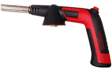 ROTHENBERGER Industrial RS 220 Brûleur (unique) | Allumage piézo | Rotation de 180 à 360 °C/fonctionnement par tête possible | Chalumeau à souder | Brûleur à gaz pour cartouche de gaz à baïonnette