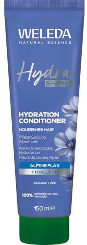 Weleda HydraShine Après-Shampooing Hydratant – Cheveux Intensément Nourris et Doux (100% Satisfaits) – Soin Capillaire Naturel Certifié NATRUE – 150ml