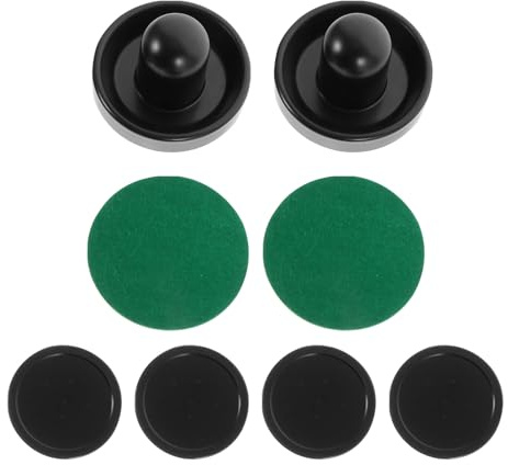 TOKIDNY Set Spingitori e Dischi per Air Hockey in Plastica 96Mm e 64Mm Accessori per Hockey da Tavolo Gioco Indoor per e Sala Giochi Kit Ricambi