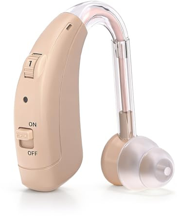 Rechargeable Sound Device for Adults,Digital Reduction and Adjustable Volume,Comfortable Lightweight BTE Design with Type-C Charging