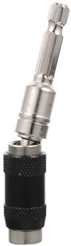 Ciieeo Extensión de Broca Flexible Magnética 6.35 Mm, Portapuntas Pivotante Ajustable 0-20° para Taladro, Varilla de Extensión de Cabeza de Destornillador para Espacios Estrechos,
